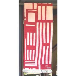 Evelyn Ackerman - "Op 66" woven tapestry