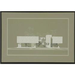 Carlos Diniz - Print of A Frank Gehry Resi