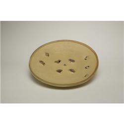 Peter Voulkos - Stoneware plate with pass-