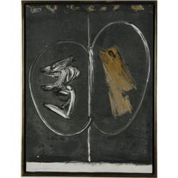 Emerson Woelffer - "Small Mirror Painting