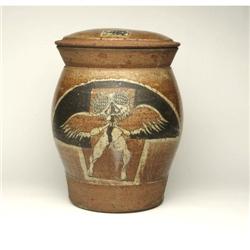 Philip Cornelius - Stoneware lidded jar
