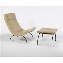 Milo Baughman - Chair and ottoman