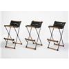 Image 1 : Cleo Baldin - Group of 3 barstools
