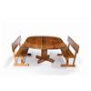 Image 1 : Gerald McCabe - Dining table and two bench