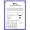 Image 2 : Genuine 15.51 ctw Ruby & Diamond Necklace 14KT Rose Gold - REF-30W2Y