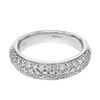 Image 1 : Natural 0.77 CTW Diamond Ring 18K White Gold - REF-131K4R