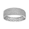 Image 1 : Natural 2.46 CTW Diamond Bangle 18K White Gold - REF-741K6R