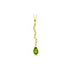Image 1 : Genuine 1.79 ctw Peridot & Diamond Necklace 14KT White Gold - REF-34Y6F