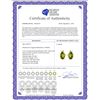 Image 2 : Genuine 4.26 ctw Peridot & Diamond Earrings 14KT White Gold - REF-46T2A
