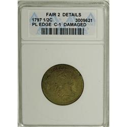 1797 1/2 C Plain Edge F2 ANACS