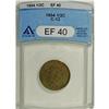 Image 3 : 1804 1/2 C Plain 4, No Stems XF40 ANACS