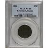 Image 1 : 1804 1/2 C Crosslet 4, Stems AU55 PCGS