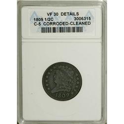 1809/6 1/2 C VF30 ANACS