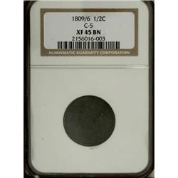 1809/6 1/2 C XF45 NGC