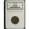 Image 3 : 1853 1/2 C Brown MS63 NGC