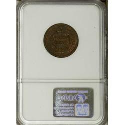 1853 1/2 C Brown MS64 NGC