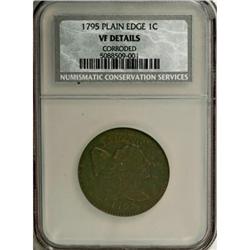 1795 1C Plain Edge VF20 CSN