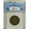 Image 1 : 1796 1C Liberty Cap AG3 ANACS