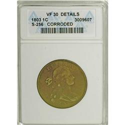 1803 1C Small Date, Small Fraction VF30 ANACS