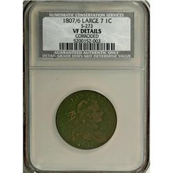 1807/6 1C Large 7 VF20 CSN