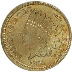 1861 1C MS64 PCGS