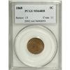 Image 1 : 1868 1C Red and Brown MS64 PCGS