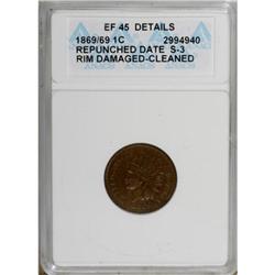 1869 1C XF45 ANACS