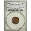 Image 1 : 1882 1C Red and Brown MS64 PCGS