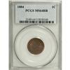 Image 1 : 1884 1C Red and Brown MS64 PCGS