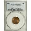 Image 1 : 1889 1C Red and Brown MS64 PCGS