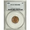 Image 3 : 1891 1C Red and Brown MS64 PCGS