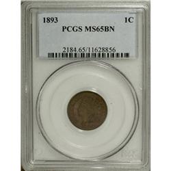 1893 1C Brown MS65 PCGS