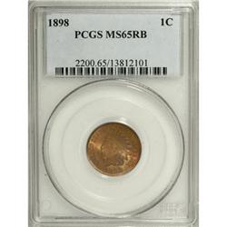 1898 1C Red and Brown MS65 PCGS