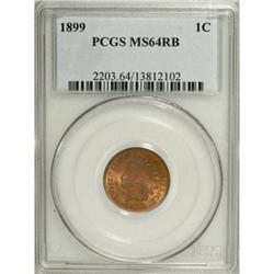 1899 1C Red and Brown MS64 PCGS