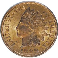 1899 1C Red MS64 PCGS