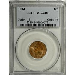 1904 1C Red MS64 PCGS