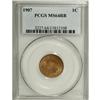 Image 1 : 1907 1C Red and Brown MS64 PCGS