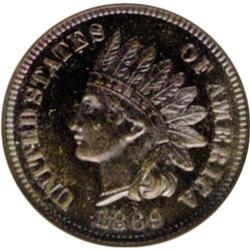 1869 1C Brown PR63 ANACS