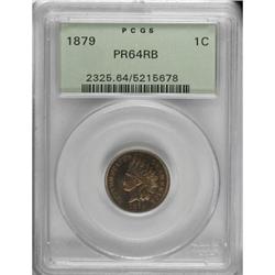1879 1C Red and Brown PR64 PCGS
