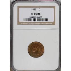 1883 1C Red and Brown PR66 NGC