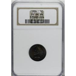 1884 1C Brown PR64 NGC