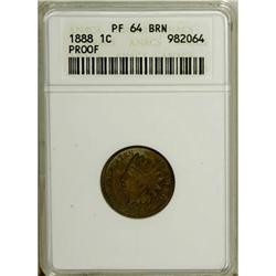 1888 1C Brown PR64 ANACS
