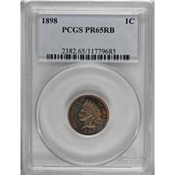 1898 1C Red and Brown PR65 PCGS
