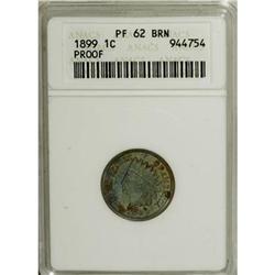 1899 1C Brown PR62 ANACS