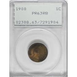 1900 1C Red and Brown PR63 PCGS