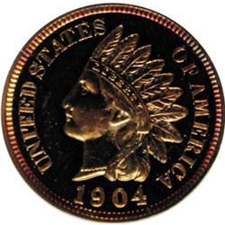 1904 1C Red and Brown PR64 NGC