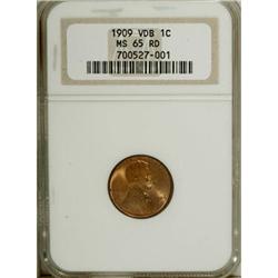 1909 VDB 1C Red MS65 NGC