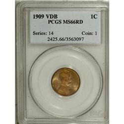 1909 VDB 1C Red MS66 PCGS
