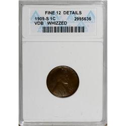 1909-S VDB 1C F12 ANACS
