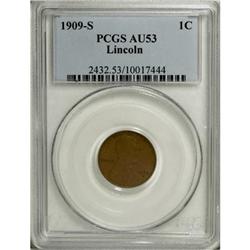 1909-S 1C AU53 PCGS
